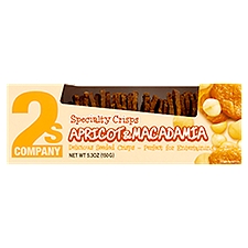 2s Company Apricot & Macadamia, Specialty Crisps, 5.3 Ounce