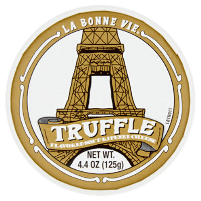 La Bonne Vie Truffle Flavored Soft-Ripened Cheese, 4.4 oz