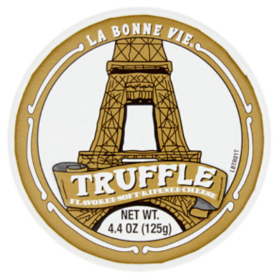 La Bonne Vie Truffle Flavored Soft-Ripened Cheese, 4.4 oz