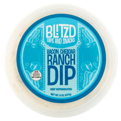 Blitzd Bacon Cheddar Ranch Dip, 8 oz