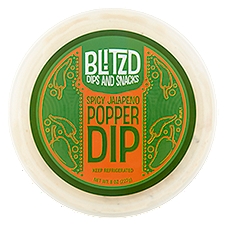 Blitzd Spicy Jalapeno Popper Dip, 8 oz, 8 Ounce