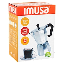 Imusa 6 Cup Espresso Coffee Maker, 1 Each