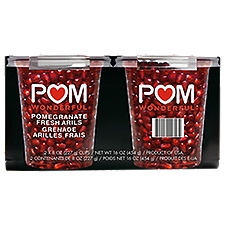 Pom Wonderful Pomegranate Fresh Arils, 8 oz, 2 count, 16 Ounce