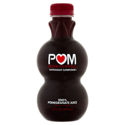 Pom Wonderful Antioxidant Superpower 100% Pomegranate Juice, 16 fl oz