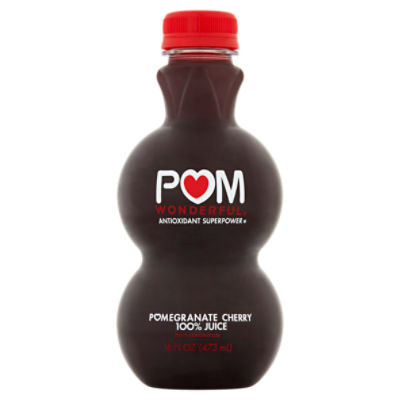 Pom Wonderful Antioxidant Superpower 100% Pomegranate Cherry Juice, 16 fl oz