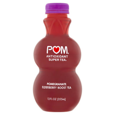 Pom Antioxidant Super Tea Pomegranate Elderberry Boost Tea, 12 fl oz
