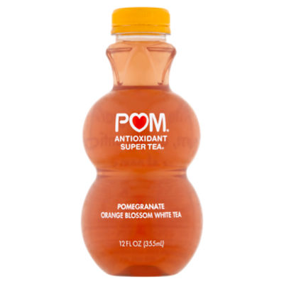 Pom Antioxidant Super Tea Pomegranate Orange Blossom White Tea, 12 fl oz ShopRite