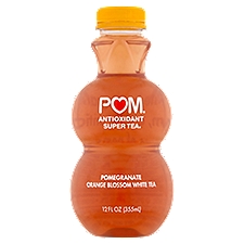 Pom Antioxidant Super Tea Pomegranate Orange Blossom White Tea, 12 fl oz