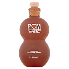 Pom Antioxidant Super Tea Pomegranate Peach Passion, White Tea, 48 Fluid ounce