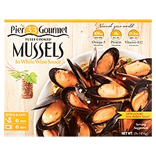 Pier 33 Gourmet White Wine Sauce, Mussels, 16 Ounce