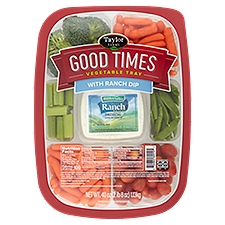 Taylor Farms Good Times with Ranch Dip Vegetable Tray, 40 oz