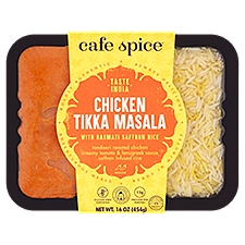 Cafe Spice Chicken Tikka Masala with Basmati Saffron Rice, 16 oz