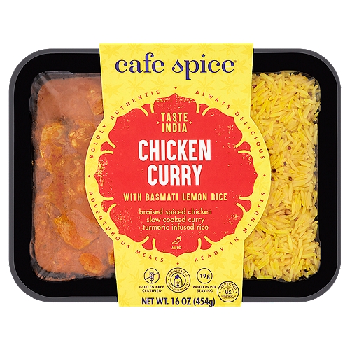Cafe Spice Chicken Curry with Basmati Lemon Rice, 16 oz