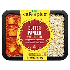 Cafe Spice Butter Paneer with Basmati Rice, 16 oz