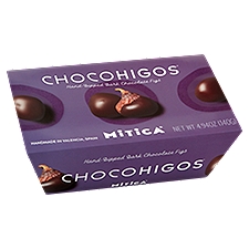 Mitica ChocoHigos Hand-Dipped Dark Chocolate, Figs, 4.9 Ounce