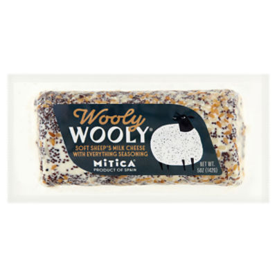 Mitica® Wooly Wooly® Fresh Sheep's Milk Cheese with Everything Seasoning