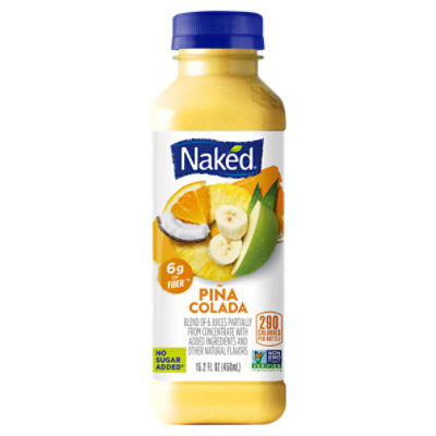 Naked 100% Juice Blend Pina Colada 15.2 Fl Oz Bottle