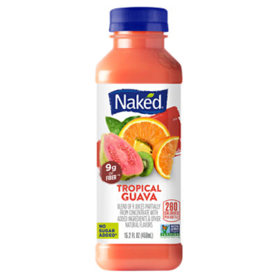 Naked 100% Juice Blend Of Juices Tropical Guava 15.2 Fl Oz