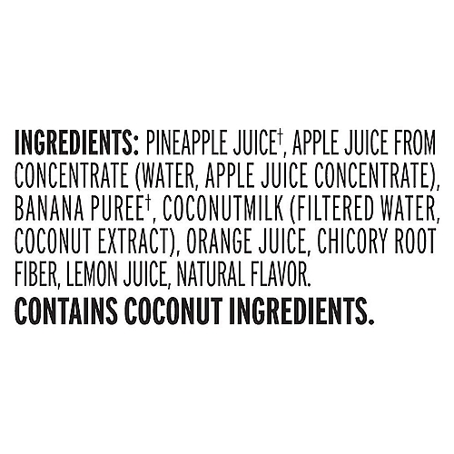 Naked Piña Colada Juices, 64 fl oz
Naked is mighty good juice with nutrients packed into every square ounce, with no added sugar and no preservatives.