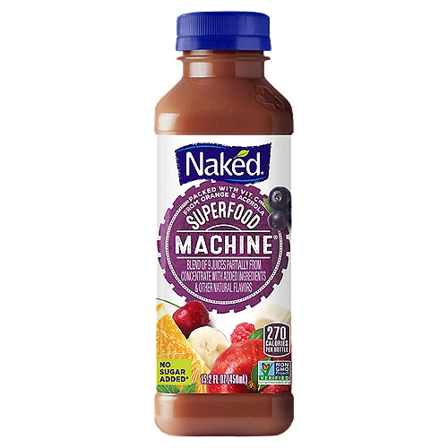 Naked Juice Raspberry Cherry ACAI 15.2 Oz