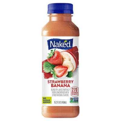 Naked Strawberry Banana Juice, 15.2 fl oz, 15.2 Fluid ounce