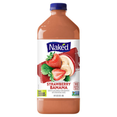 Naked Strawberry Banana Smoothie, 64 fl oz