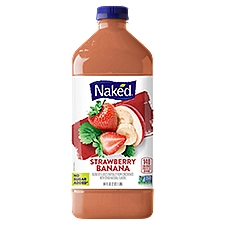 Naked Strawberry Banana, Smoothie, 64 Fluid ounce