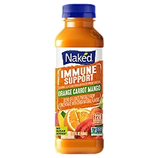 Naked Immune Support 100% Juice Blend Orange Carrot Mango 15.2 Fl Oz