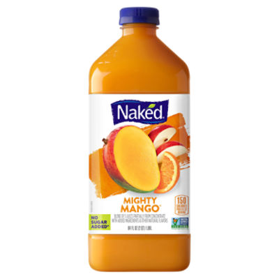 Naked 100% Juice Blend Mighty Mango 64 Fl Oz