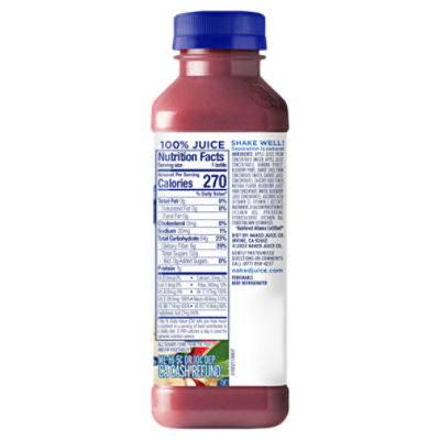 Naked Blue Machine 100% Juice Smoothie, 15.2 oz (Case of 4)