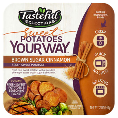 Tasteful Selections Brown Sugar Cinnamon Fresh Sweet Potatoes, 12 oz