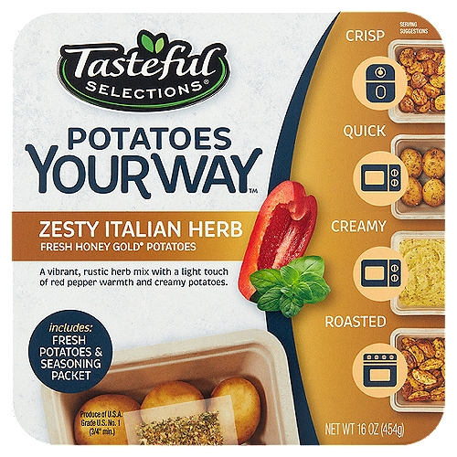 Tasteful Selections Zesty Italian Herb Fresh Honey Gold Potatoes, 16 oz