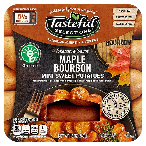 Tasteful Selections Season & Savor Maple Bourbon Mini Sweet Potatoes, 12 oz