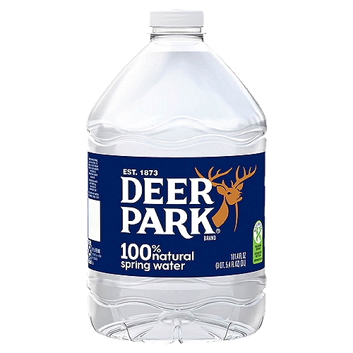 DEER PARK Brand 100% Natural Spring Water, 101.4-ounce plastic jug
DEER PARK Brand 100% Natural Spring Water has been a local favorite for generations. Sourced from carefully selected springs since 1873, DEER PARK Brand Spring Water contains naturally occurring minerals for a crisp, clean taste. So when you are looking for a trusted source of hydration for any occasion, choose DEER PARK.