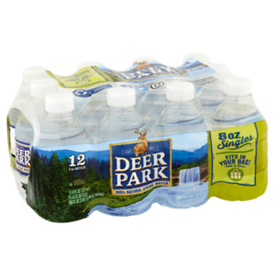 Deer Park Brand 100% Natural Spring Water - 12pk/12 fl oz Bottles