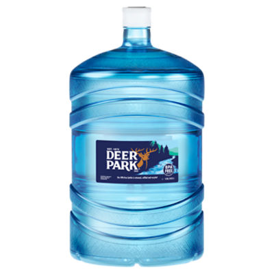 DEER PARK Brand 100% Natural Spring Water, 5-gallon plastic jug