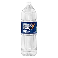 DEER PARK Brand 100% Natural Spring Water, 33.8-ounce plastic bottle, 33.81 Fluid ounce