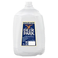 DEER PARK Brand Distilled Water, 1-gallon plastic jug