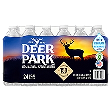 Deer Park 100% Natural Spring Water, 16.9 fl oz, 24 count, 405.6 Fluid ounce