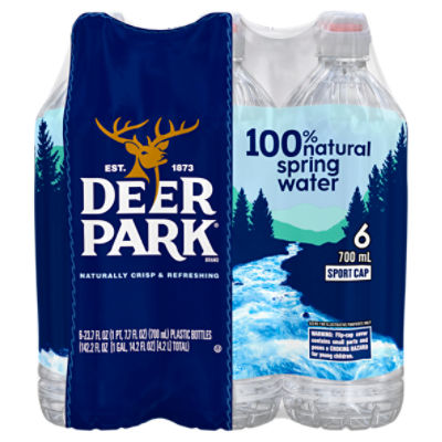 Deer Park Brand 100% Natural Spring Water - 12pk/12 fl oz Bottles