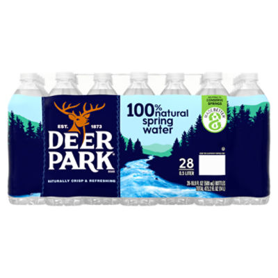 Deer Park 100% Natural Spring Water, 16.9 fl oz, 28 count