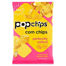 Popchips Perfectly Salted, Corn Chips, 5 Ounce