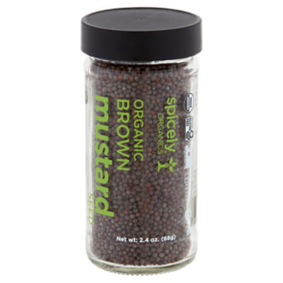 Spicely Organics Organic Brown Mustard Seed, 2.4 oz