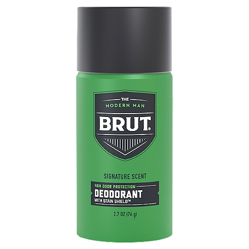 Brut Signature Scent Deodorant, 2.7 oz