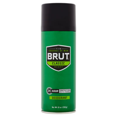 Brut The Essence of Man Classic Scent Deodorant, 10 oz