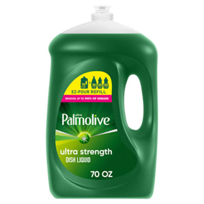 Palmolive Ultra Dishwashing Liquid Dish Soap, Ultra Strength Original - 70 Fluid Ounce