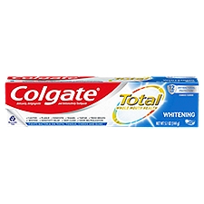 Colgate Total Whitening Gel Toothpaste, Mint Toothpaste, 5.1 oz Tube