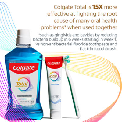Colgate Total Active Prevention Whitening Gel Toothpaste, 5.1 oz