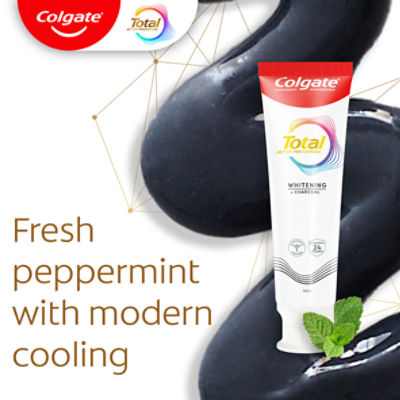 Colgate Total Active Prevention Whitening + Charcoal Toothpaste Value Pack, 5.1 oz, 2 count