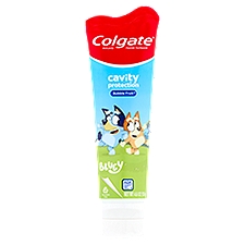 Colgate Cavity Protection Bubble Fruit Bluey Anticavity Fluoride Toothpaste, 4.6 oz